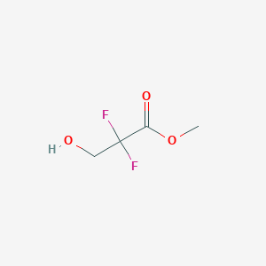 molecular formula C4H6F2O3 B8369581 Methyl 2,2-difluoro-3-hydroxypropanoate 