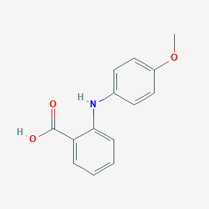 molecular formula C14H13NO3 B083698 2-((4-甲氧基苯基)氨基)苯甲酸 CAS No. 13501-67-2