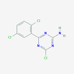 2-Amino-4-chloro-6-(2,5-dichlorophenyl)-s-triazine