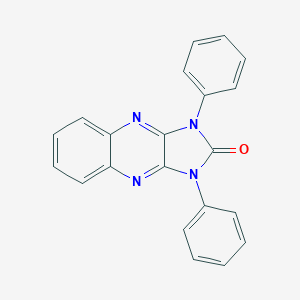 molecular formula C21H14N4O B083699 1,3-Diphenyl-1H-imidazo[4,5-b]quinoxalin-2(3H)-one CAS No. 15051-50-0