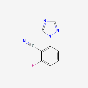 2-Fluoro-6-[1,2,4]triazol-1-yl-benzonitrile