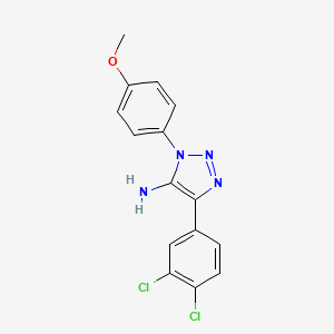 5-(3,4-Dichloro-phenyl)-3-(4-methoxy-phenyl)-3H-[1,2,3]triazol-4-ylamine