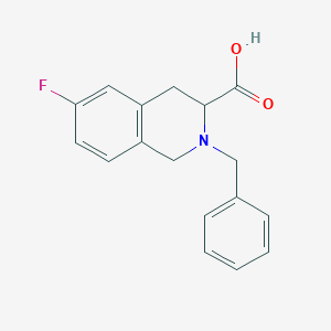 2-Benzyl-6-fluoro-1,2,3,4-tetrahydroisoquinoline-3-carboxylic acid