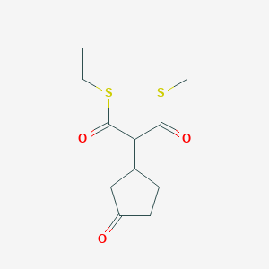 2-(3-oxo-cyclopentyl)-dithiomalonic acid di-S-ethyl ester