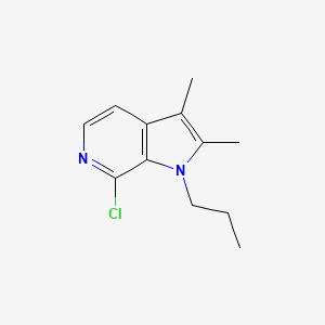 7-chloro-2,3-dimethyl-1-propyl-1H-pyrrolo[2,3-c]pyridine