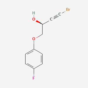 (3S)-1-bromo-4-(4-fluorophenoxy)-3-hydroxy-1-butyne