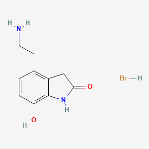 4-(2-Aminoethyl)-7-hydroxyindolin-2-one hydrobromide