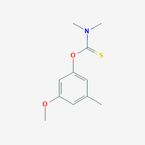 molecular formula C11H15NO2S B8370070 O-3-methoxy-5-methylphenyl dimethylcarbamothioate 