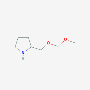 molecular formula C7H15NO2 B8370076 2-Methoxymethoxymethylpyrrolidine 
