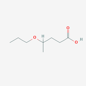 molecular formula C8H16O3 B8370106 4-Propoxyvaleric acid 