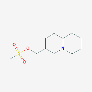 octahydro-2H-quinolizin-3-ylmethyl methanesulfonate