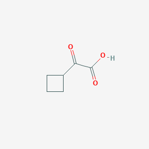 molecular formula C6H8O3 B083702 2-Cyclobutyl-2-oxoacetic acid CAS No. 13884-85-0