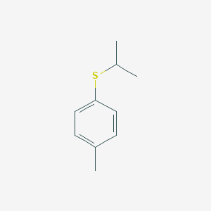 molecular formula C10H14S B083705 Benzene, 1-methyl-4-[(1-methylethyl)thio]- CAS No. 14905-81-8