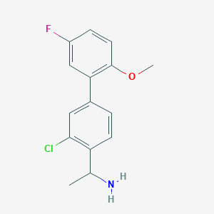 1-(3-Chloro-5'-fluoro-2'-methoxy-biphenyl-4-yl)-ethylamine