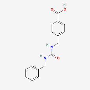 4-[(3-Benzylureido)methyl]benzoic acid