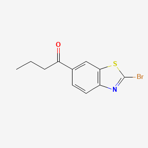 1-(2-Bromobenzo[d]thiazol-6-yl)butan-1-one