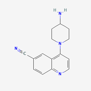 4-(4-Amino-piperidin-1-yl)-quinoline-6-carbonitrile