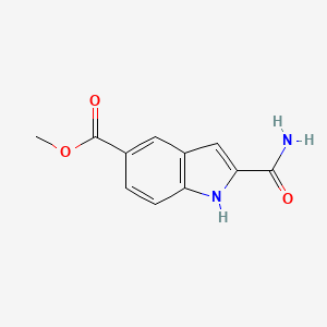 methyl 2-carbamoyl-1H-indole-5-carboxylate