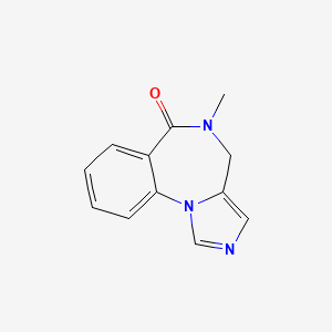 4,5-dihydro-5-methyl-6H-imidazo[1,5-a][1,4]benzodiazepin-6-one