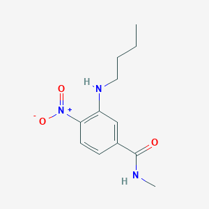 N-methyl-3-butylamino-4-nitrobenzamide