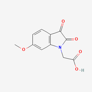 2-(6-Methoxy-2,3-dioxoindolin-1-yl)acetic acid