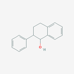 molecular formula C16H16O B083712 trans-2-Phenyl-1,2,3,4-tetrahydro-1-naphthol CAS No. 13405-97-5