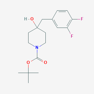 Tert-butyl 4-(3,4-difluorobenzyl)-4-hydroxypiperidine-1-carboxylate