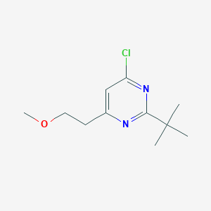 2-tert-Butyl-4-chloro-6-(2-methoxy-ethyl)-pyrimidine