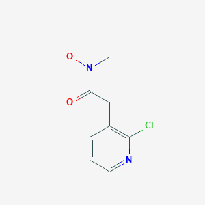 2-(2-Chloropyridin-3-yl)-N-methoxy-N-methylacetamide