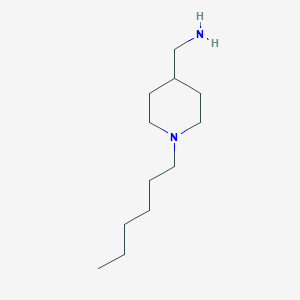 4-Aminomethyl-1-hexyl-piperidine