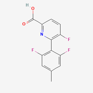 6-(2,6-Difluoro-4-methylphenyl)-5-fluoropicolinic acid