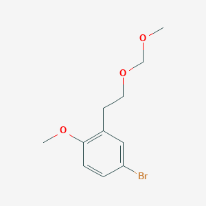 4-Bromo-2-(2-methoxymethoxyethyl)-anisole