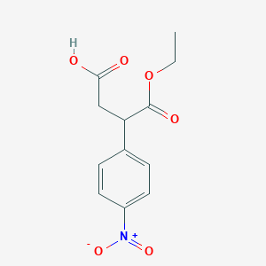 3-Ethoxycarbonyl-3-(4-nitrophenyl)propionic acid