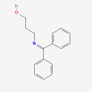 3-[(Diphenylmethylene)amino]propan-1-ol