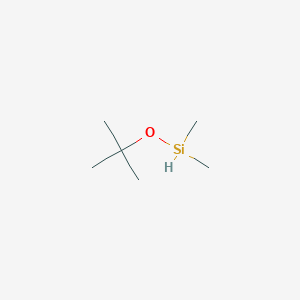 molecular formula C6H16OSi B8371500 Tert-butoxydimethylsilane 