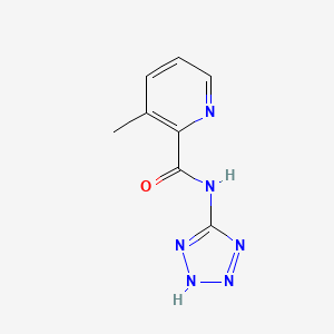 N-(5-tetrazolyl)-3-methyl-2-pyridinecarboxamide