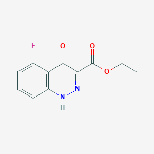 Ethyl 5-fluoro-4-oxo-1,4-dihydrocinnoline-3-carboxylate