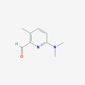 3-Methyl-6-dimethylaminopyridine-2-carbaldehyde
