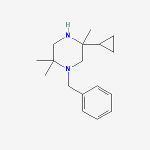 1-Benzyl-5-cyclopropyl-2,2,5-trimethyl-piperazine