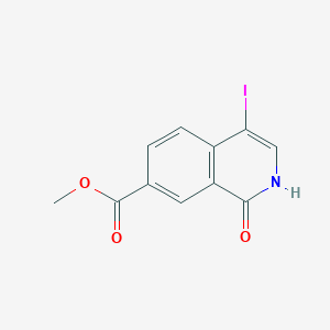 Methyl 1-hydroxy-4-iodoisoquinoline-7-carboxylate