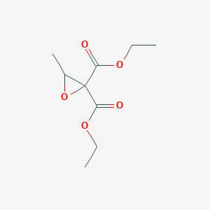 molecular formula C9H14O5 B8371707 Diethyl 3-methyloxirane-2,2-dicarboxylate 