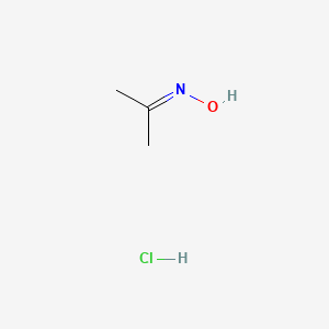 molecular formula C3H8ClNO B8371886 Acetone oxime hydrochloride 
