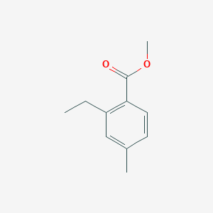 molecular formula C11H14O2 B8371933 Methyl 2-ethyl-4-methylbenzoate 