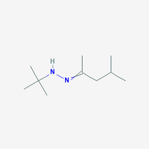 molecular formula C10H22N2 B8371970 2-Pentanone, 4-methyl-, (1,1-dimethylethyl)hydrazone CAS No. 32818-94-3