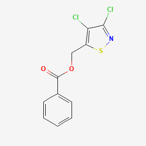 (3,4-Dichloroisothiazol-5-yl)methyl benzoate