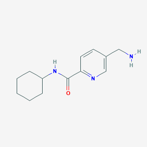 5-(Aminomethyl)-pyridine-2-carboxylic acid cyclohexylamide