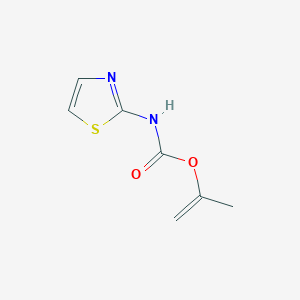 Prop-1-en-2-yl thiazol-2-ylcarbamate
