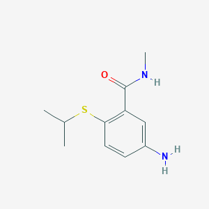 5-Amino-2-(isopropylthio)-N-methylbenzamide