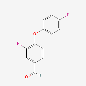 3-Fluoro-4-(4-fluorophenoxy)benzaldehyde