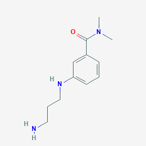 3-[(3-Aminopropyl)amino]-N,N-dimethylbenzamide
